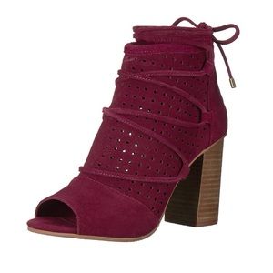 NEW Very Volatile Kalio Open Toe Leather Boots 8